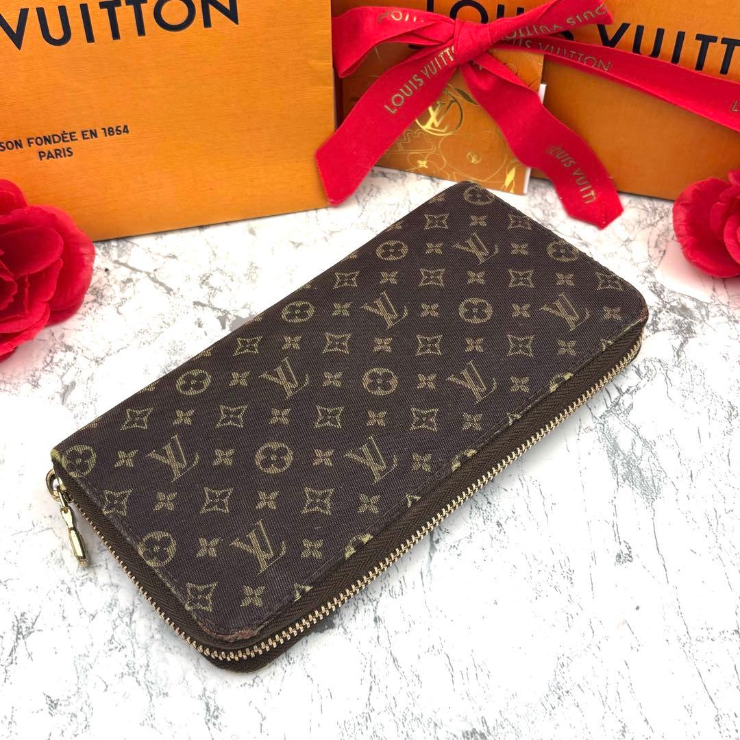 【新品仕様】 ルイヴィトン モノグラム ミニラン ジッピーウォレット 長財布