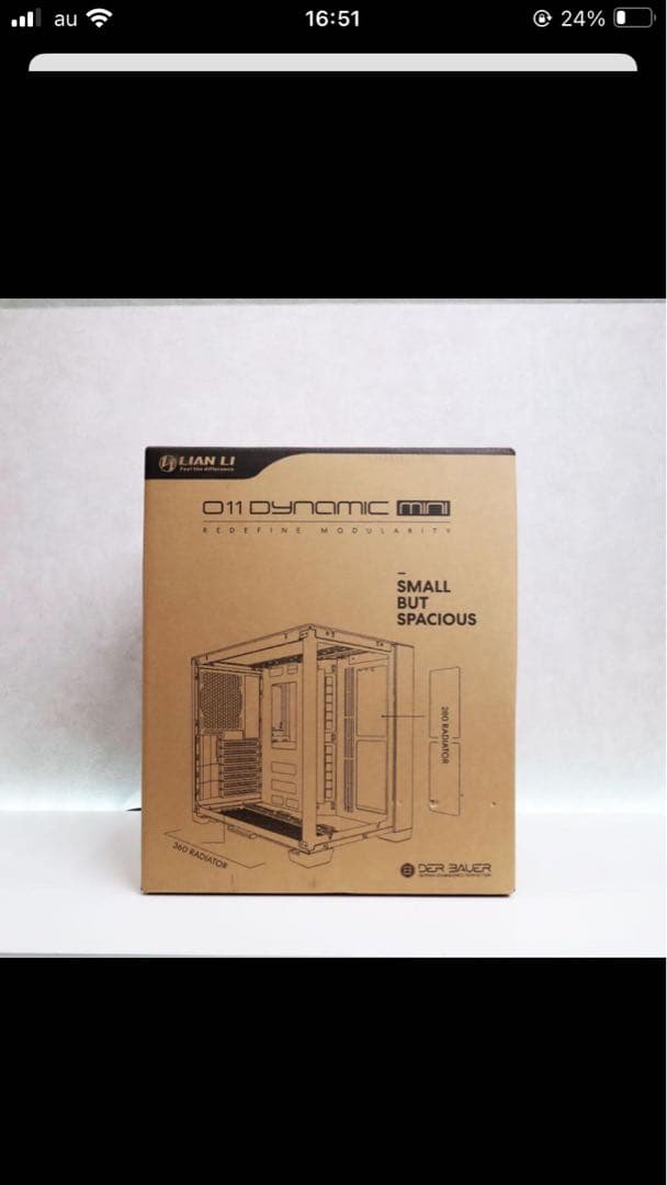 Lian Li O11 Dynamic Mini ブラック　値下げ受け付けます。