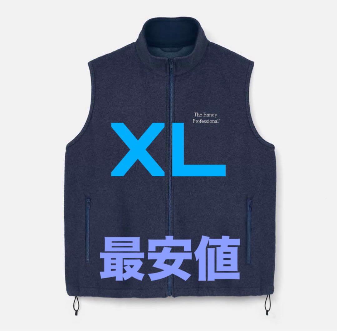 トップス XL ENNOY PROFESSIONAL FLEECE VEST NAVY