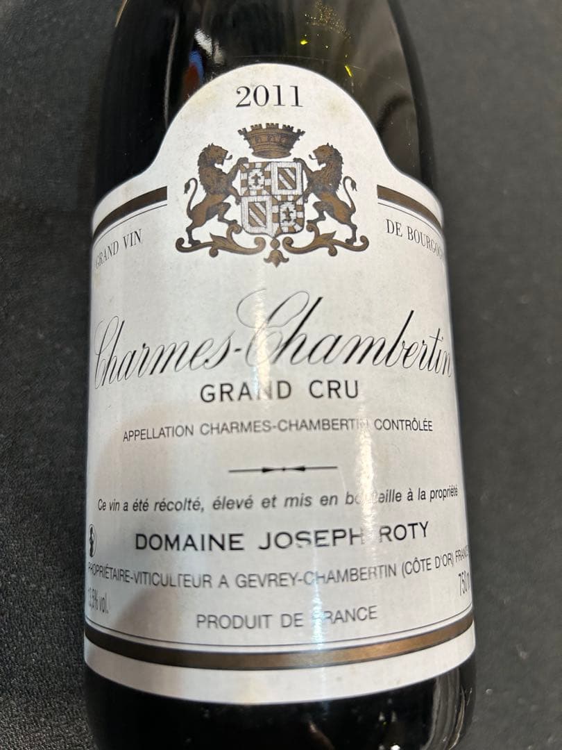 ジョセフ・ロティ　シャルム・シャンベルタン グランクリュ 2011