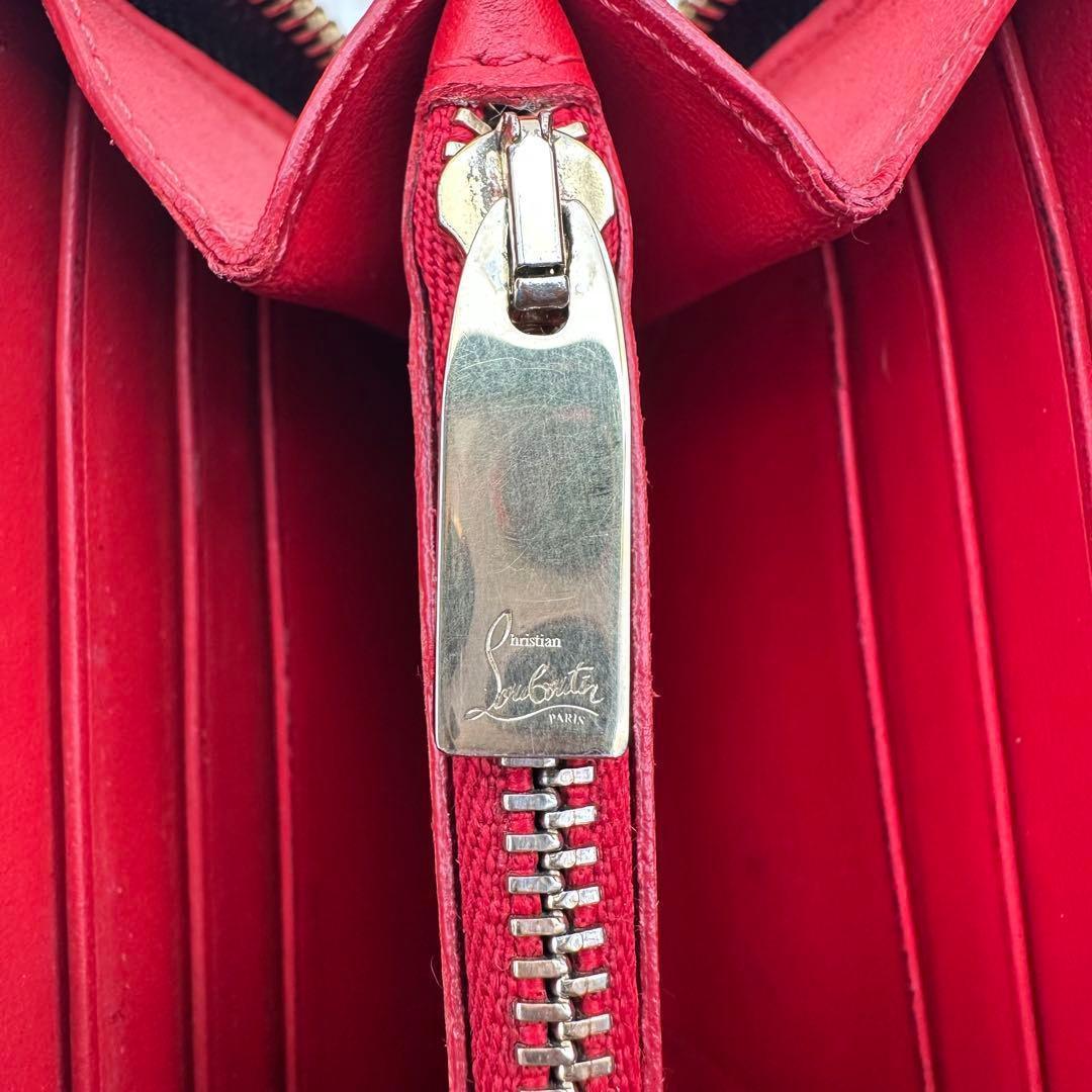 ✨人気✨ルブダン　長財布　スタッズ　パネトーネ　ラウンドジップ　マルチカラー