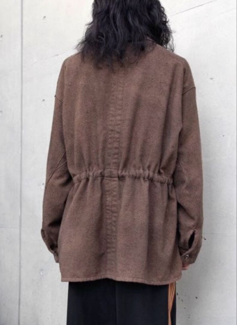 美品　24AW ANCELLM PILLING SHIRT JACKET