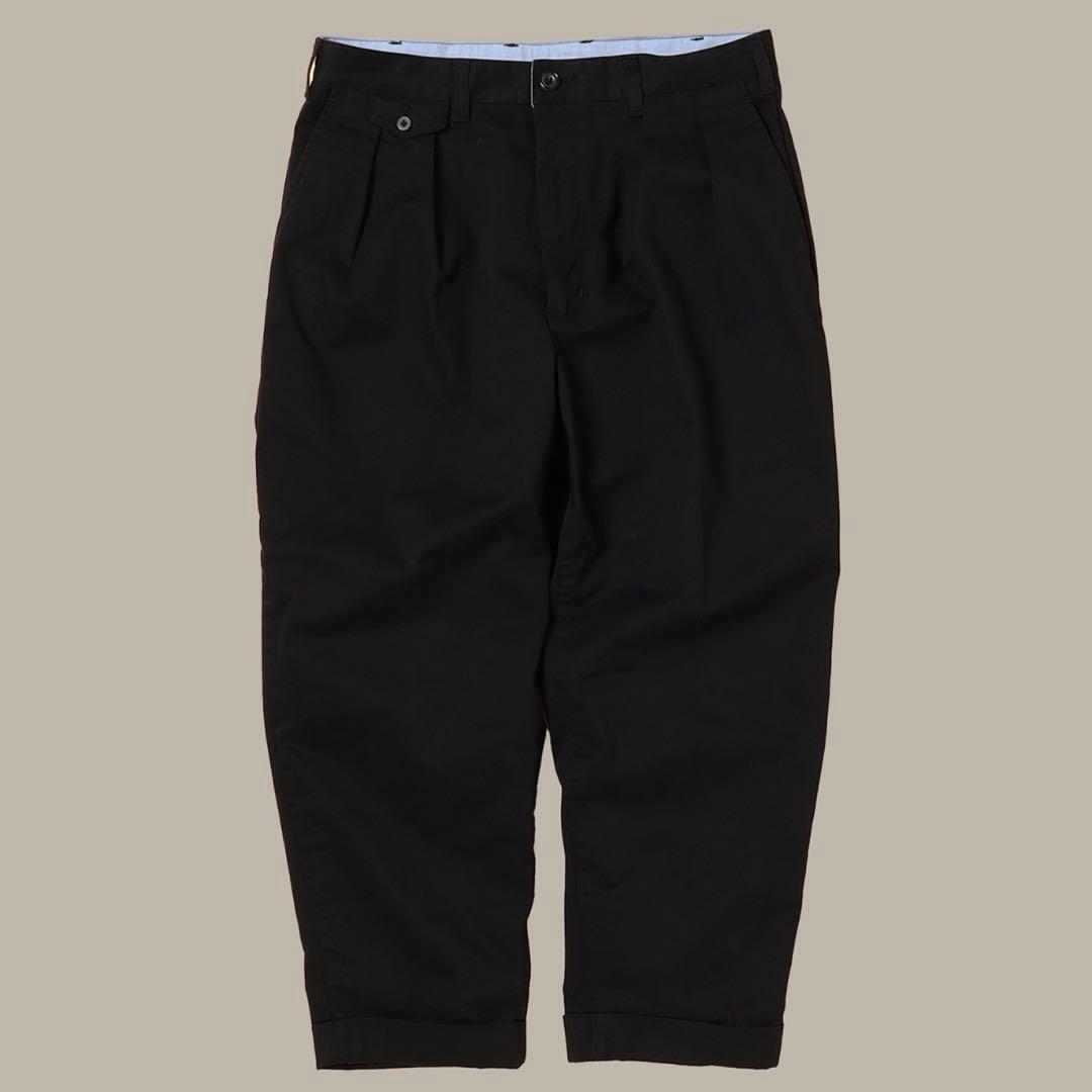 ビームスの百名品　BEAMS PLUS 2プリーツ チノ パンツ