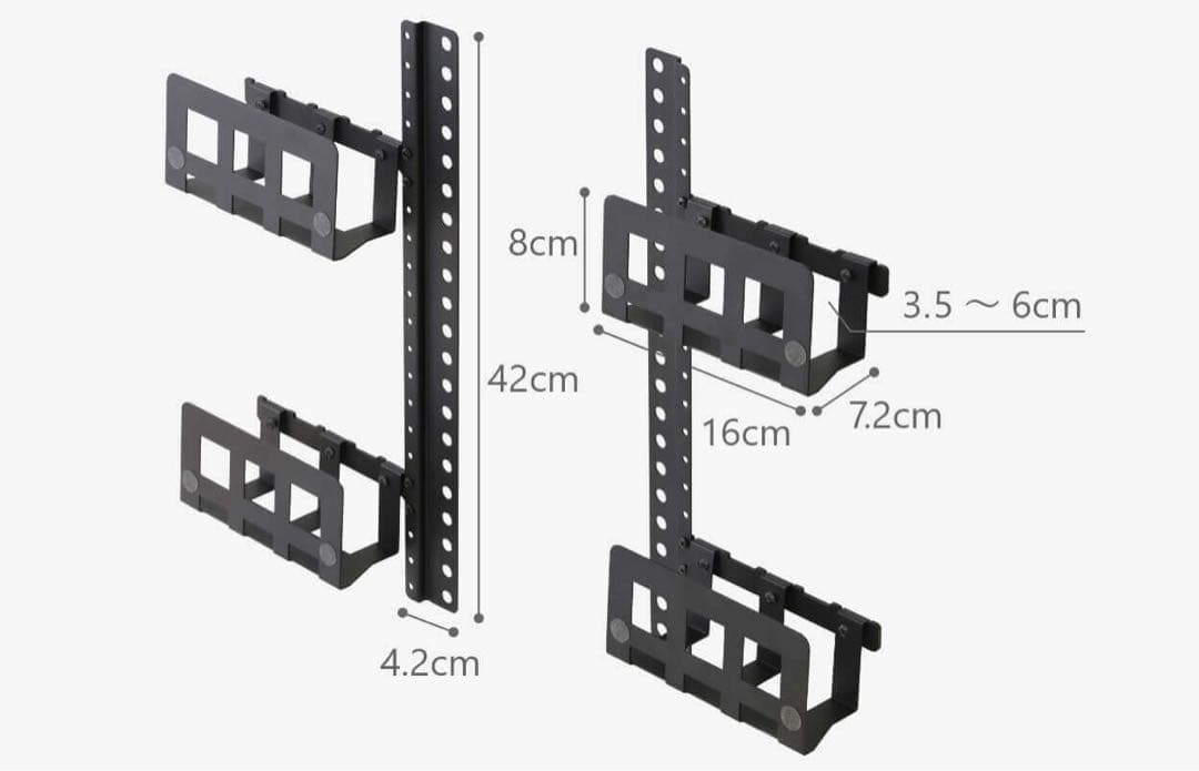 WALL テレビスタンド V2 HIGHタイプ　チークカラー