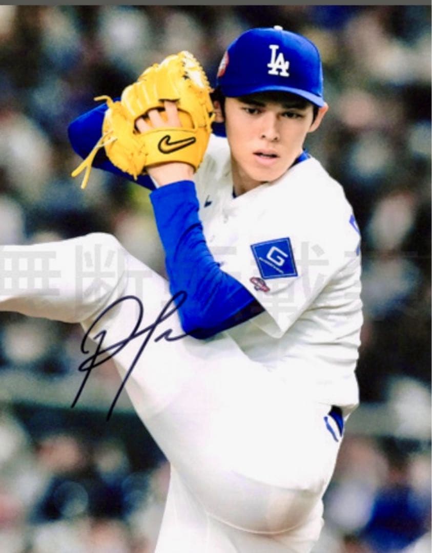 週末SALE！新品未使用！佐々木朗希　　　　　　直筆サイン入フォト保証書付