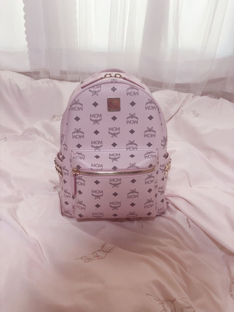 MCM リュック パウダーピンク Small S