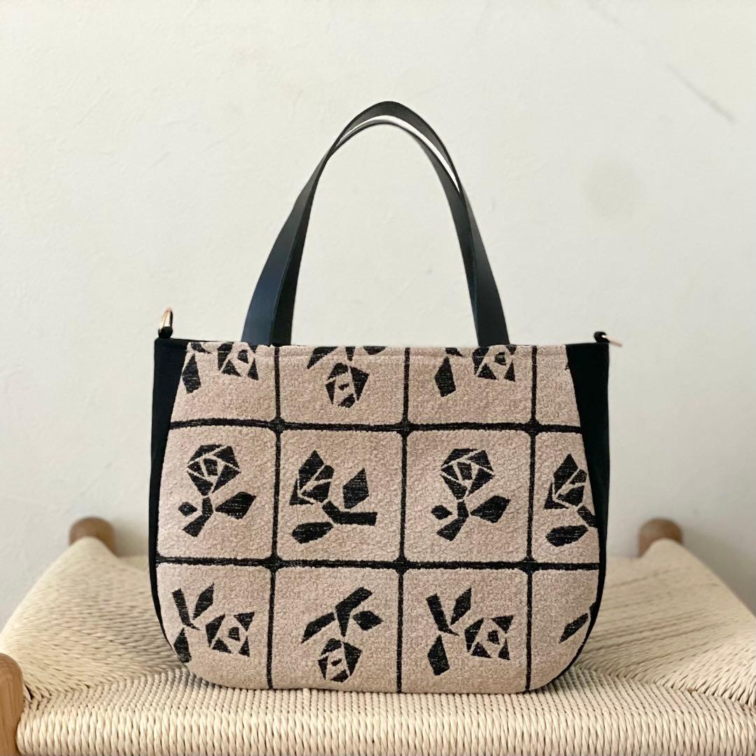 ⚮̈ミナペルホネン　もっとかくれんぼトート　Lulu beige（large）