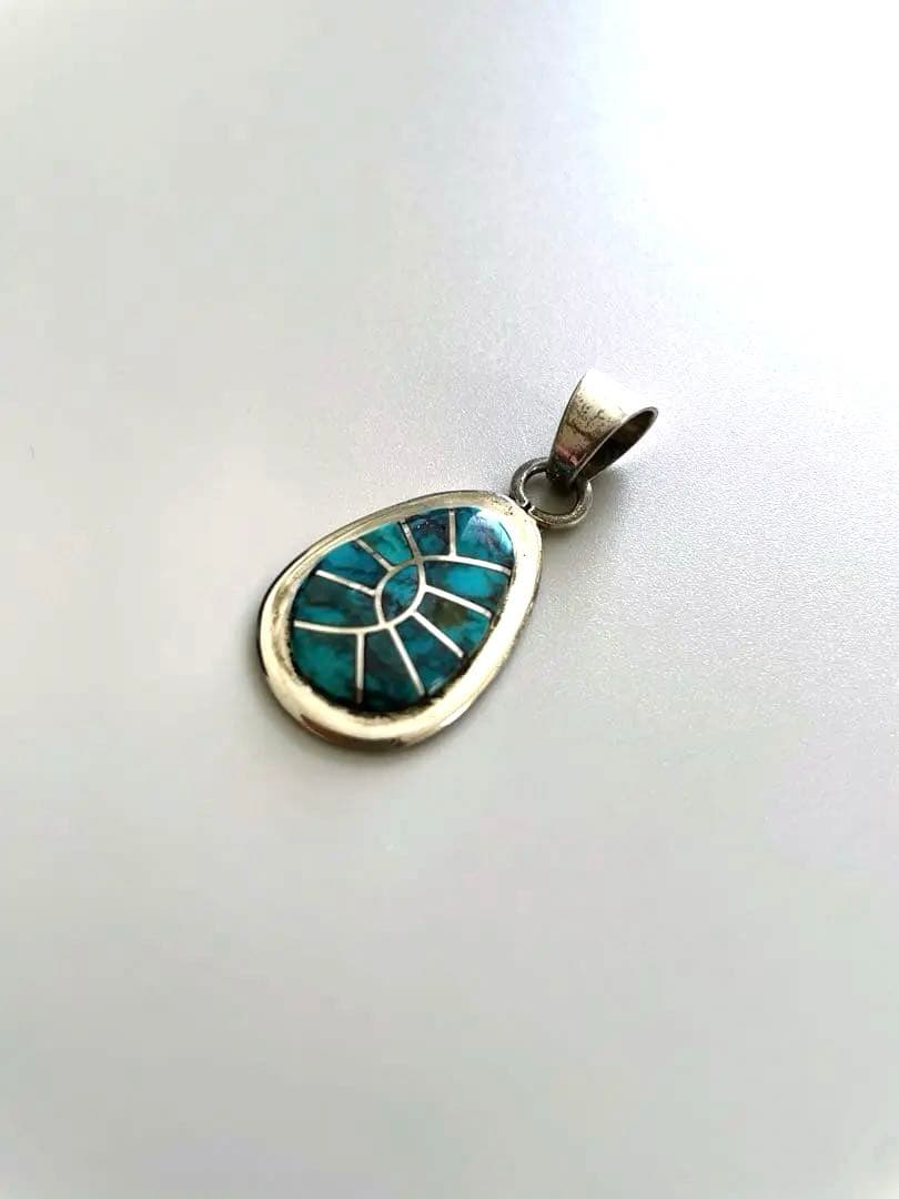 ズニ族＊エイミーウェズリー Amy Wesley インレイペンダントトップ