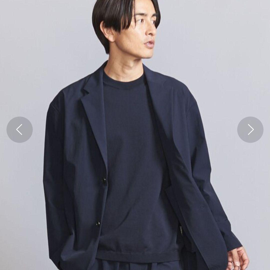 極美品★BY　360 master　リラックス2ボタン　テーラードジャケット　紺