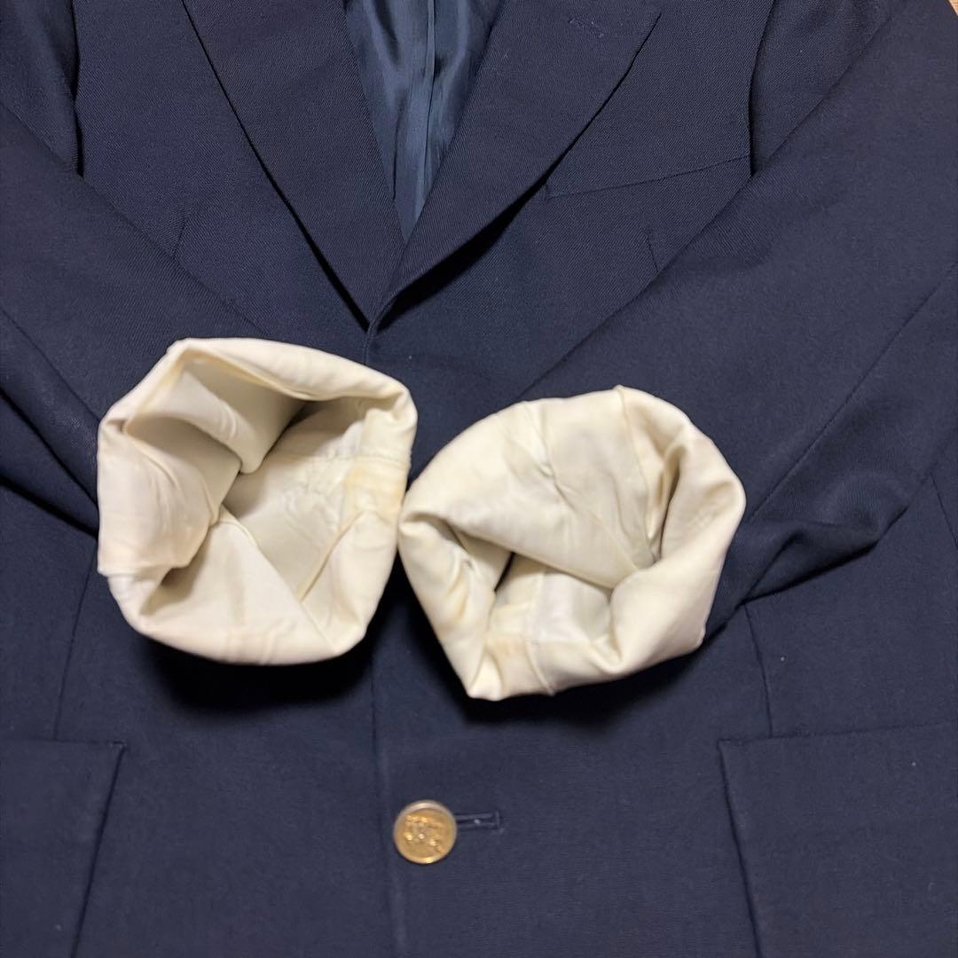 大人気　BURBERRY バーバリー 紺ブレ　金ボタン　ブレザー　英国製