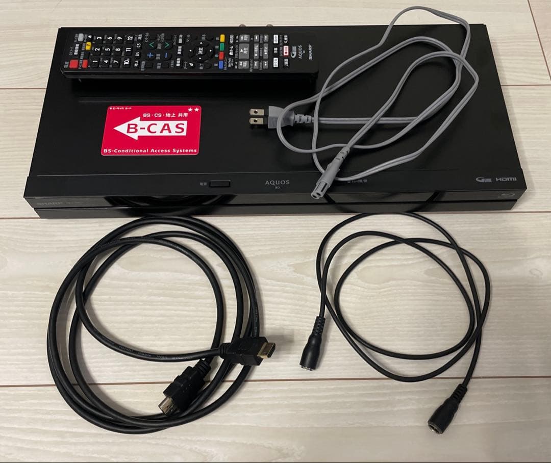 【16】SHARP ブルーレイレコーダー 2B-C10BT1 2020年製