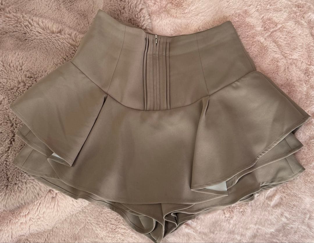 SNIDEL レイヤードフリルミニスカショーパン MOC サイズ1