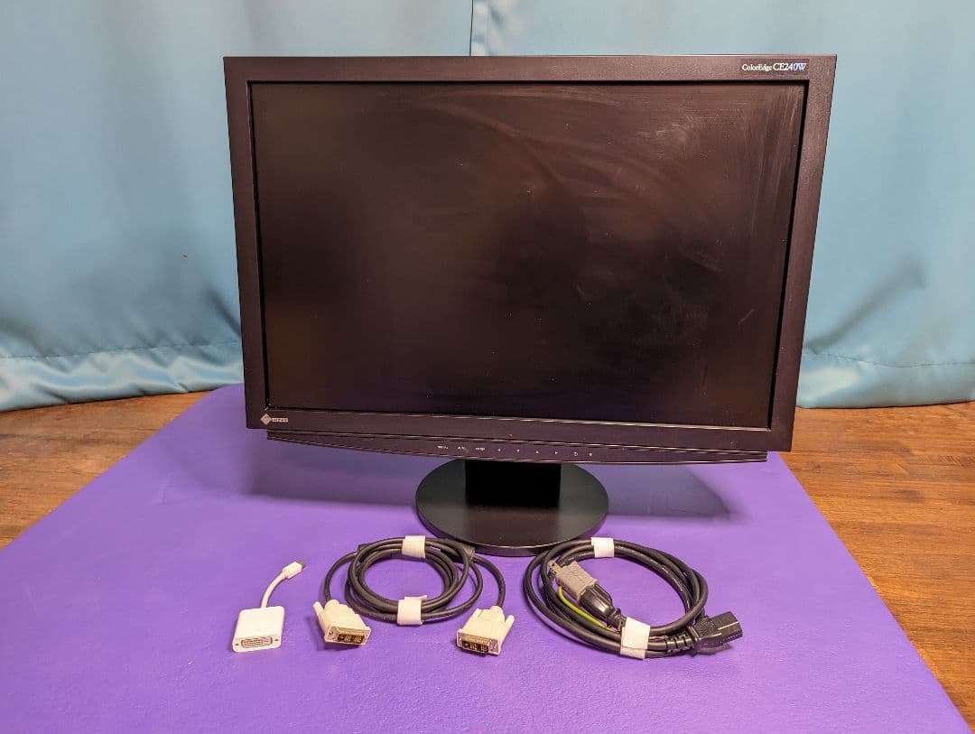 EIZO CE240W-BK(24.1インチ) + DVI-D変換アダプター