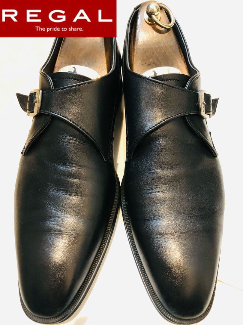 ★超美品★定価32,000円！リーガル モンクストラップ ゴアテックス27EEE