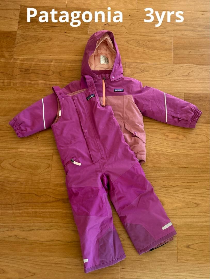 パタゴニア　スキーウェア　上下セット　3歳