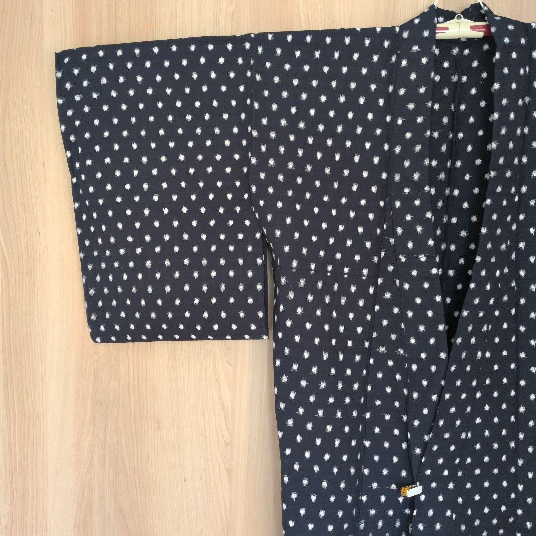 久留米絣　木綿着物　梅屋