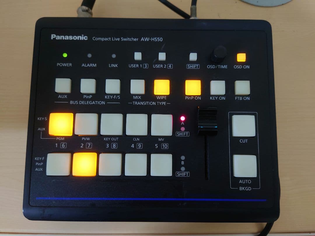 【動作良好】Panasonic AW-HS50 ライブスイッチャー