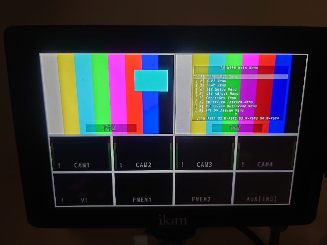 【動作良好】Panasonic AW-HS50 ライブスイッチャー