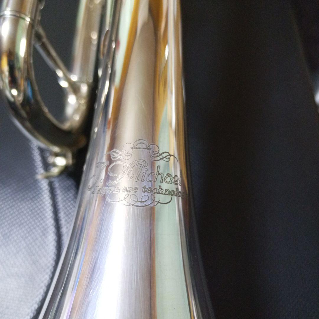 J.マイケル TR-300S トランペット本体シルバー アルミストレートミュート