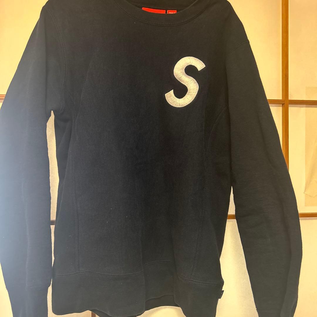 Supreme ネイビー スウェット トレーナー　Ｓ