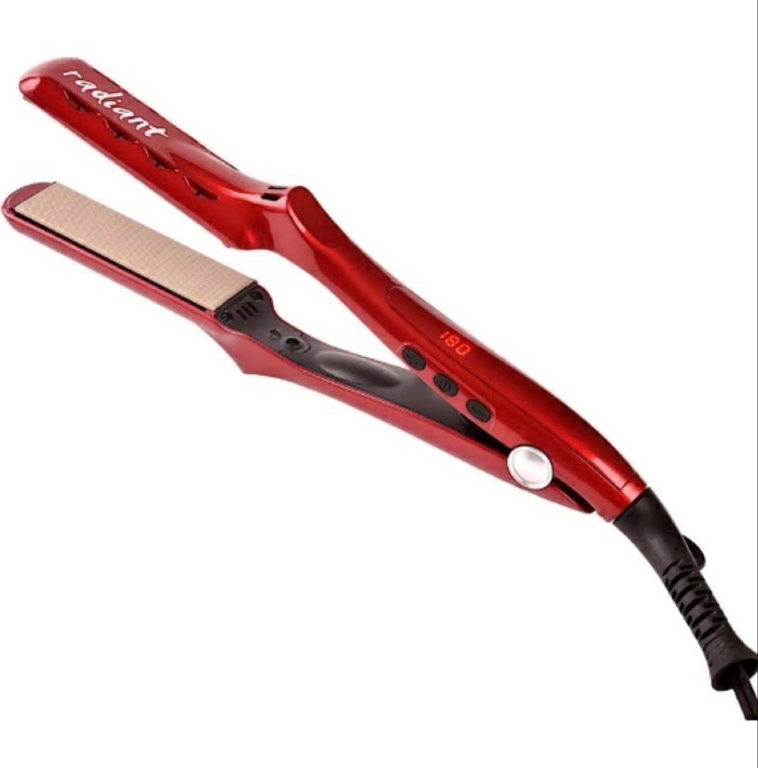 radiant ストレートヘアアイロン レッド LM-125-R 28mm