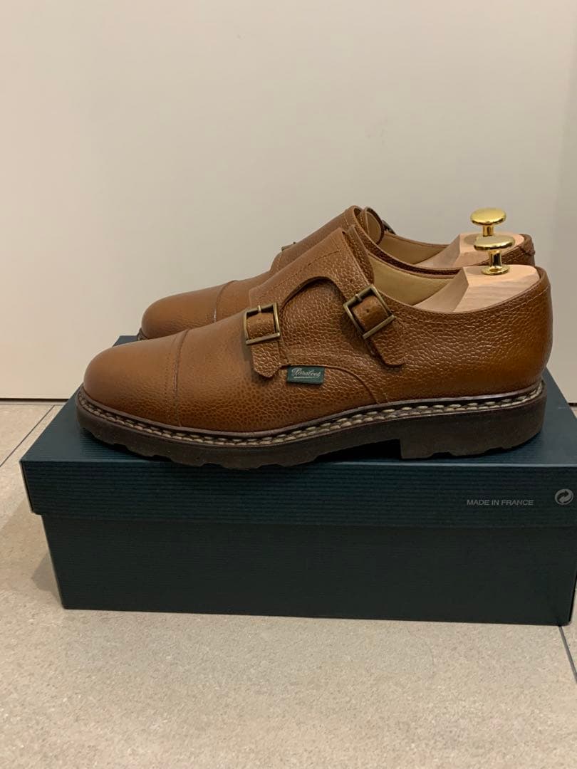 パラブーツ ウィリアム グレインコニャック UK7.5