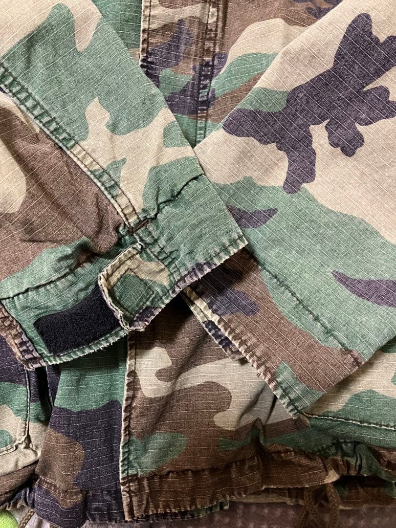 【POST O’ALLS】カモフラ柄ミリタリージャケット/XLサイズ