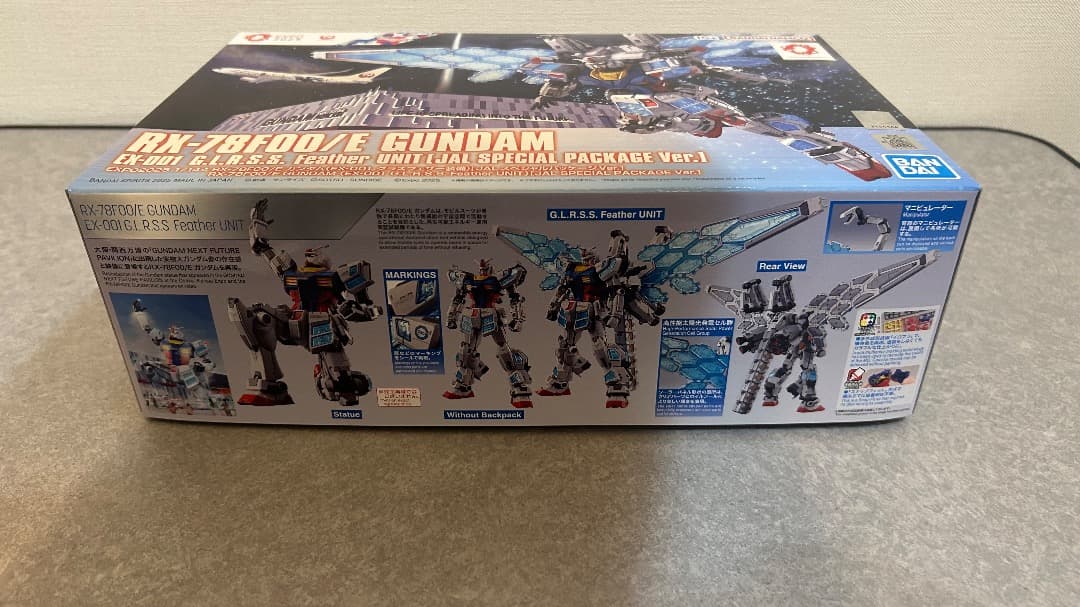 JALガンダム RX-78F00/E 特別パッケージ フライトタグ付 関西万博