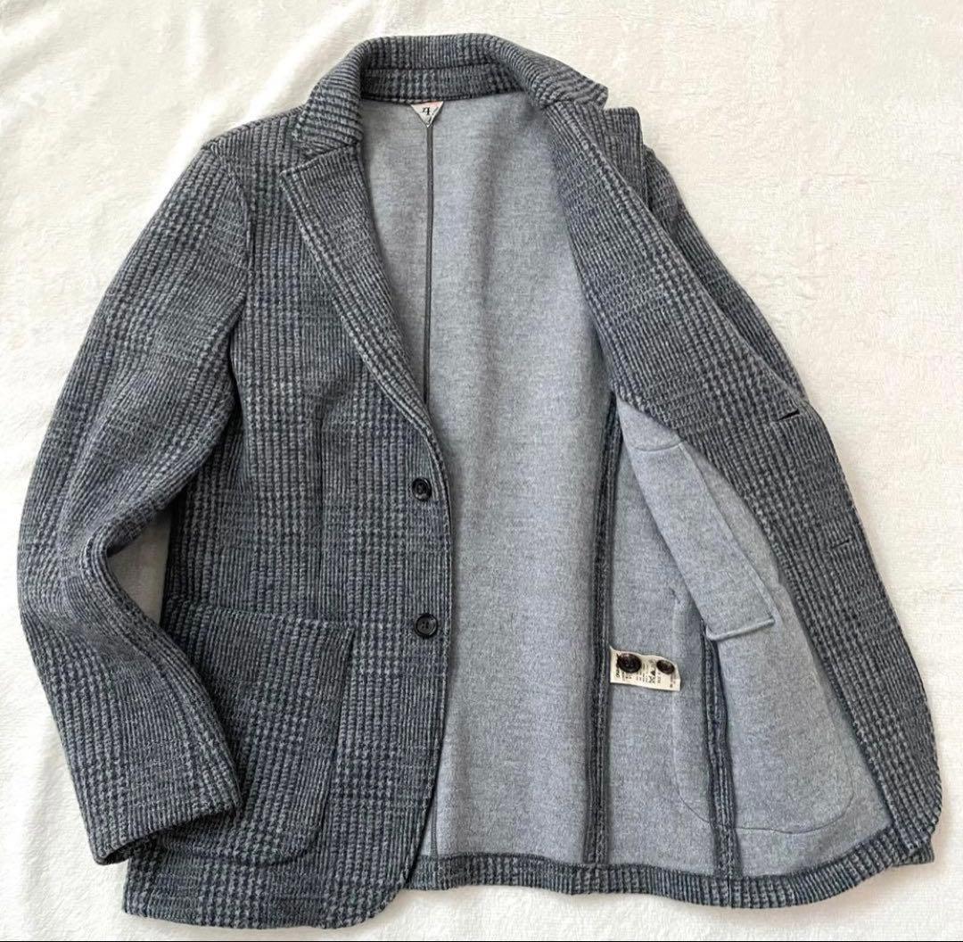美品 FilMelange JEKYLL テーラードジャケット 縮絨ウール