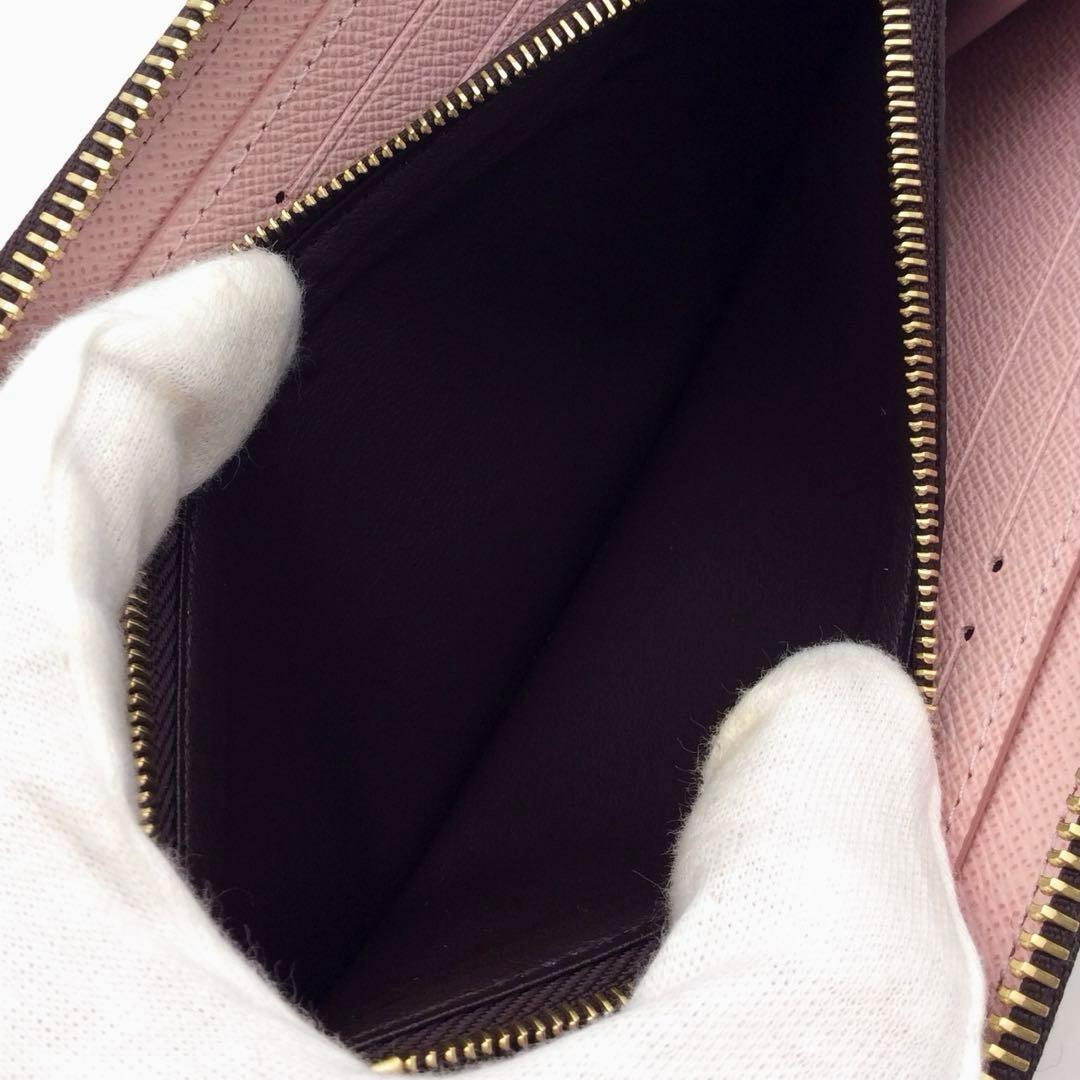 ルイヴィトン ダミエ 長財布 ポルトフォイユ クレマンス ローズバレリーヌ