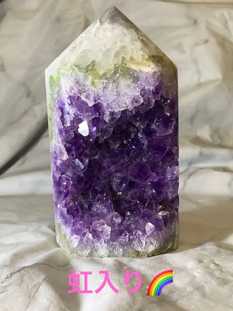 美品！アメジストクラスター六角柱