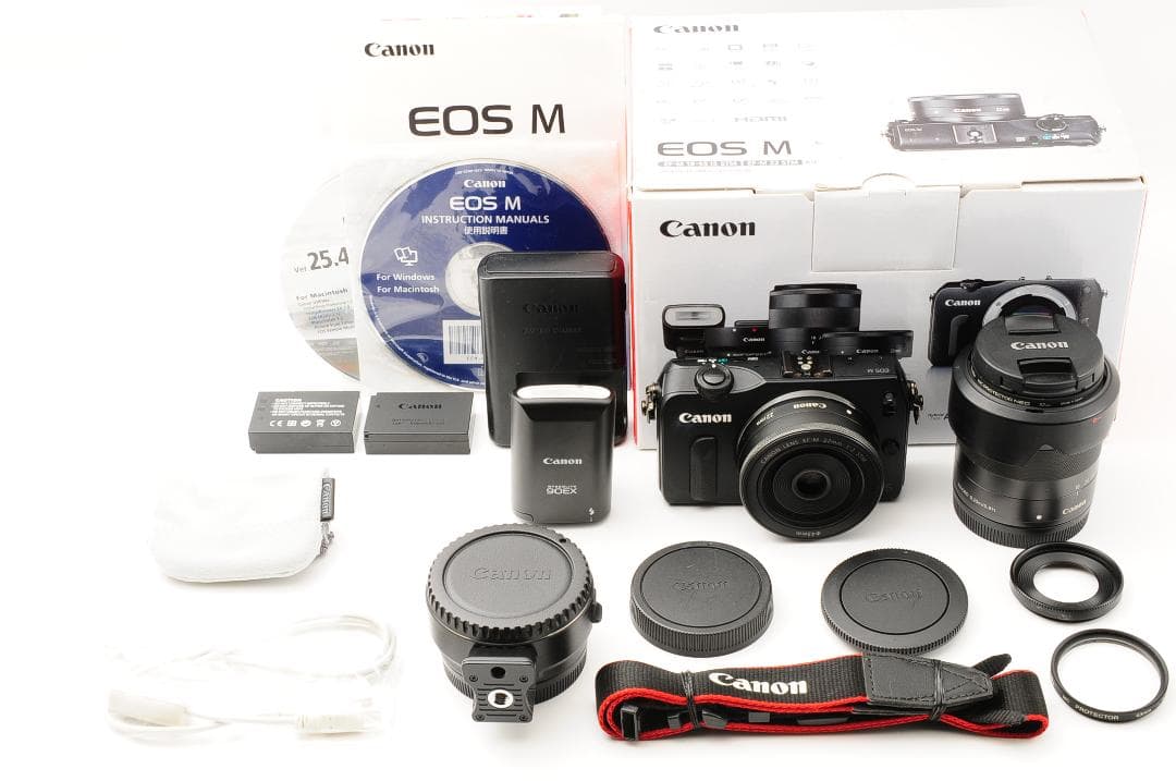 【ほぼ新品 元箱付き】 キャノン Canon EOS M 18-55mm