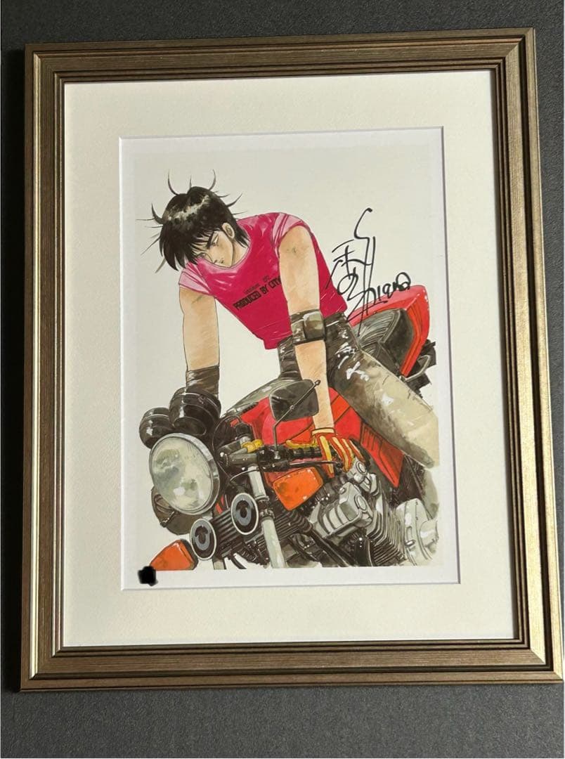 しげの秀一　原画展　バリバリ伝説　版画