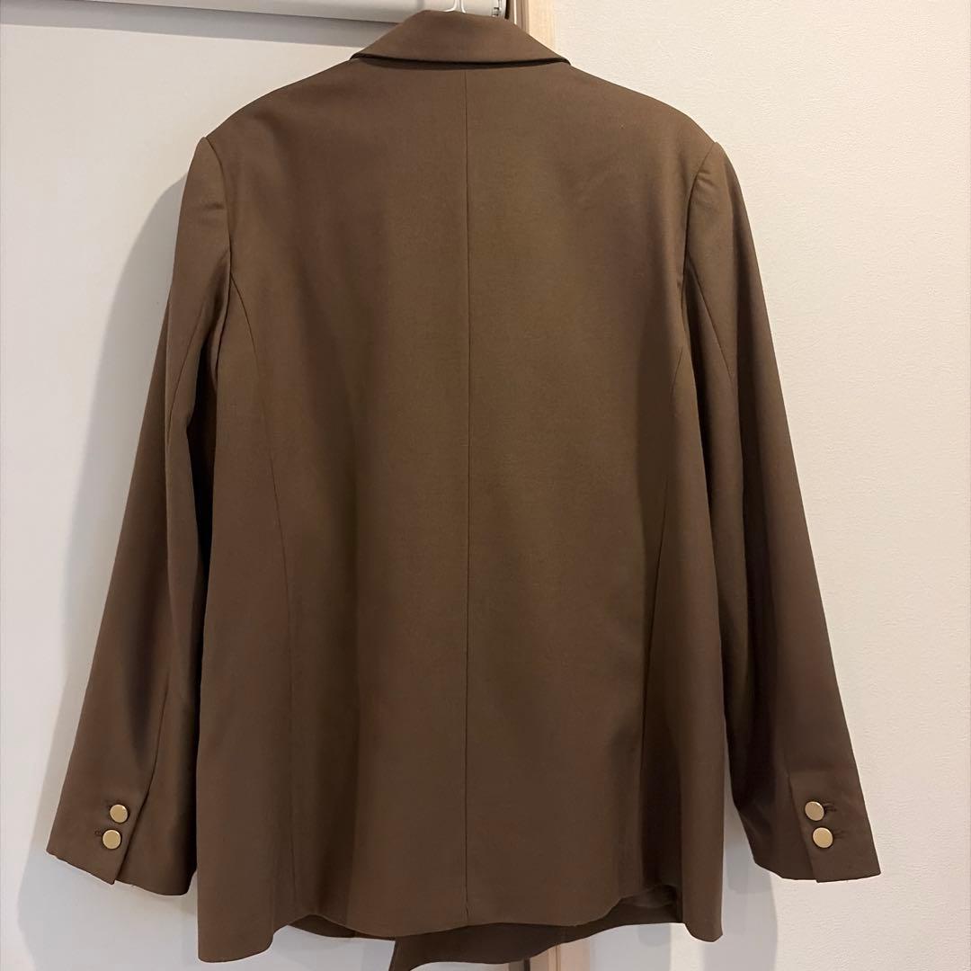 Mila owenミラオーウェン　金釦ダブルブレザー 正規品　ブラウン