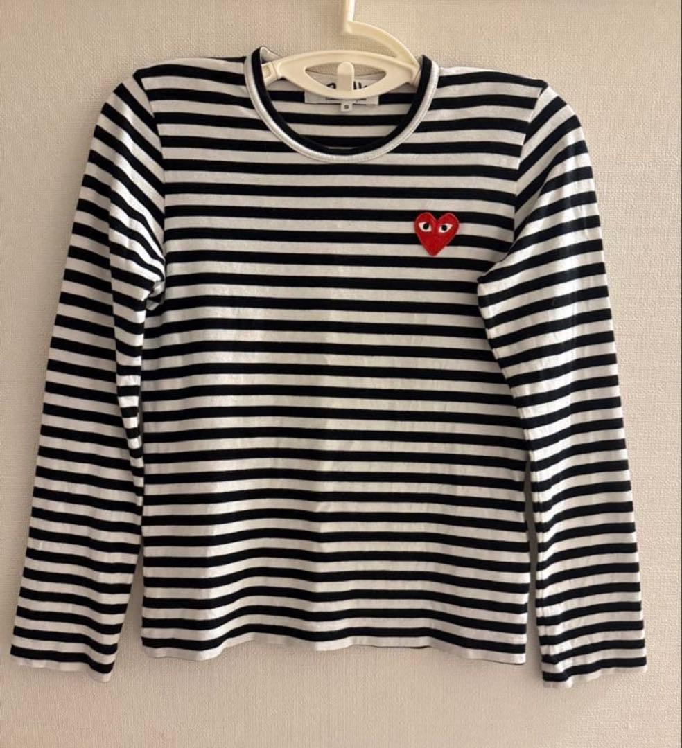 PLAY Comme des Garcons ボーダー 長袖Tシャツ