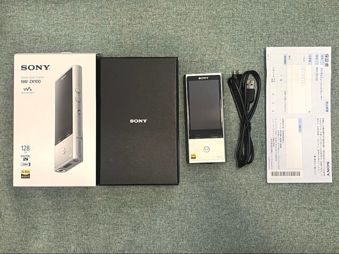 【動作確認済】SONY ウォークマン NW-ZX100