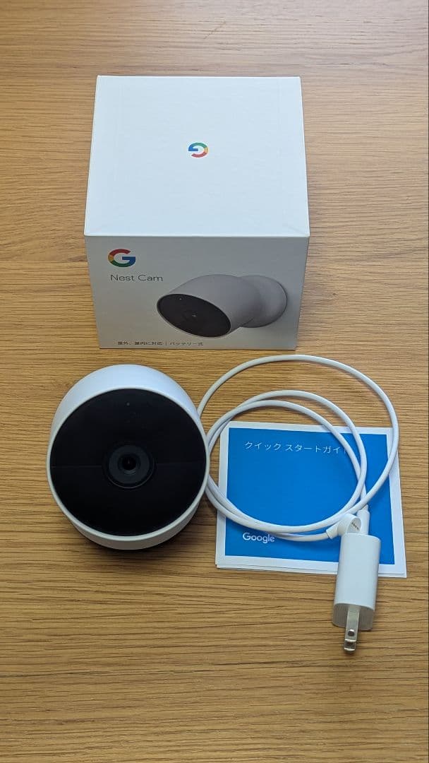 Google Nest Cam 屋内屋外対応 バッテリー式 GA01998-JP