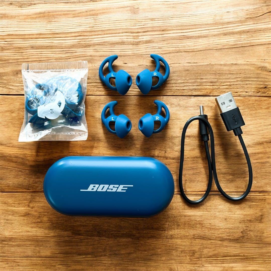 ✨美品✨BOSE Sport Earbuds ワイヤレス イヤホン ブルー