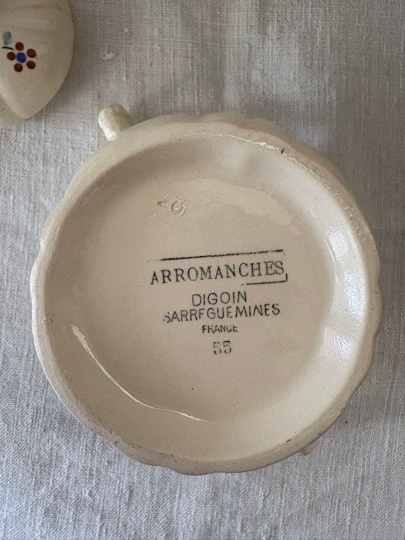 サルグミンヌ　小花柄　シュガーポット