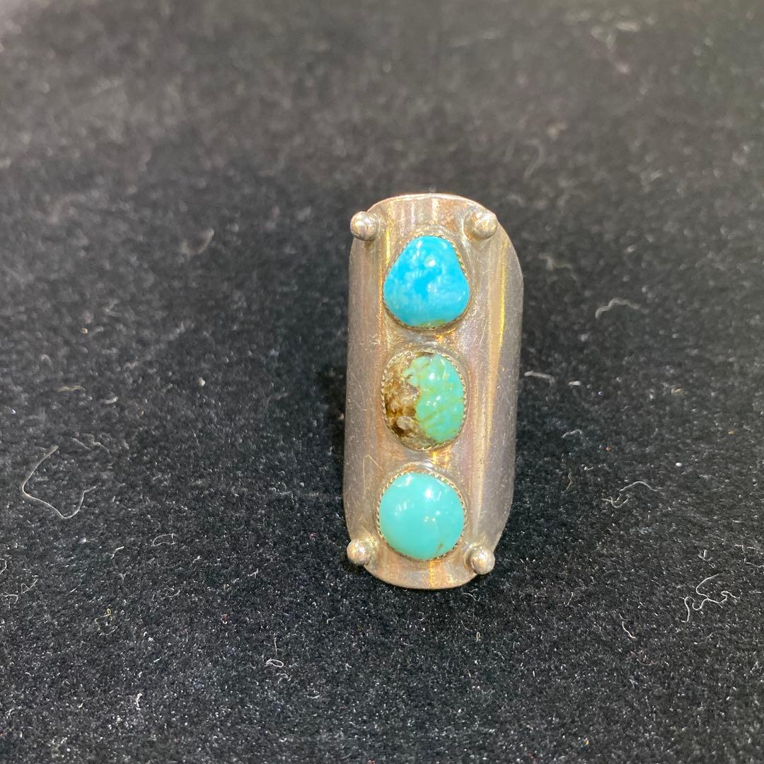 ゴローズ　ターコイズ付きシルバーリング