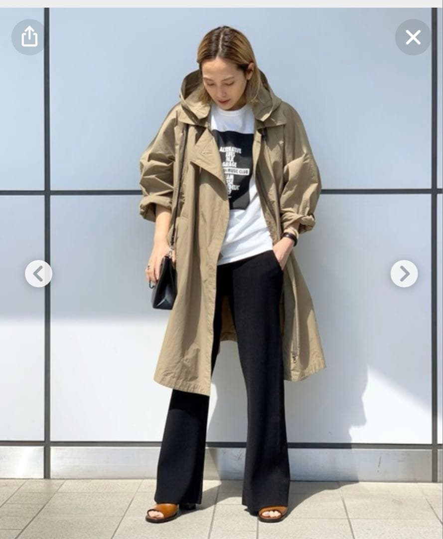 AP studio ナイロンタフタコート　スプリングコート