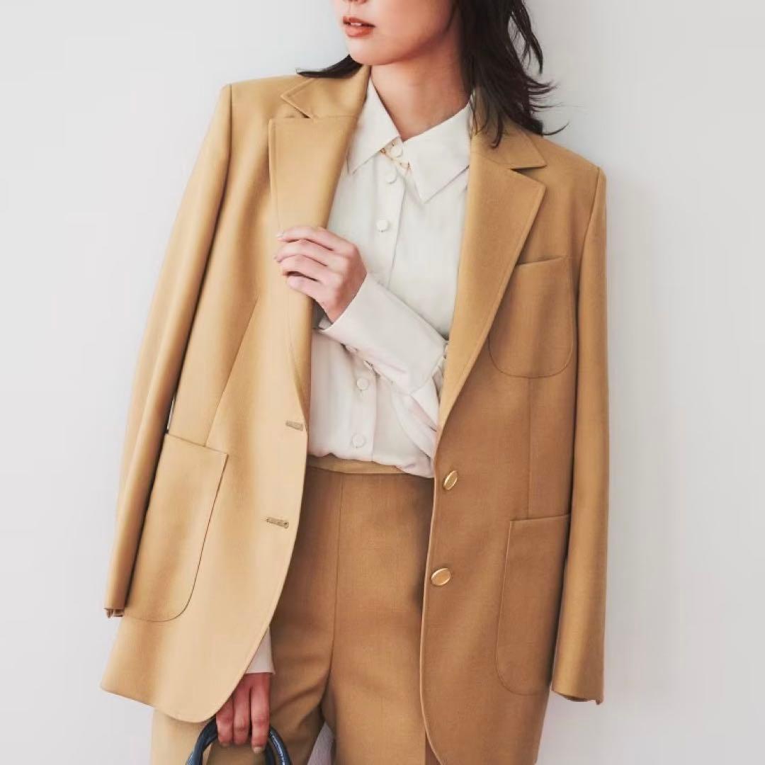 アンタイトル 2024AW オックスブレザー 大きいサイズ