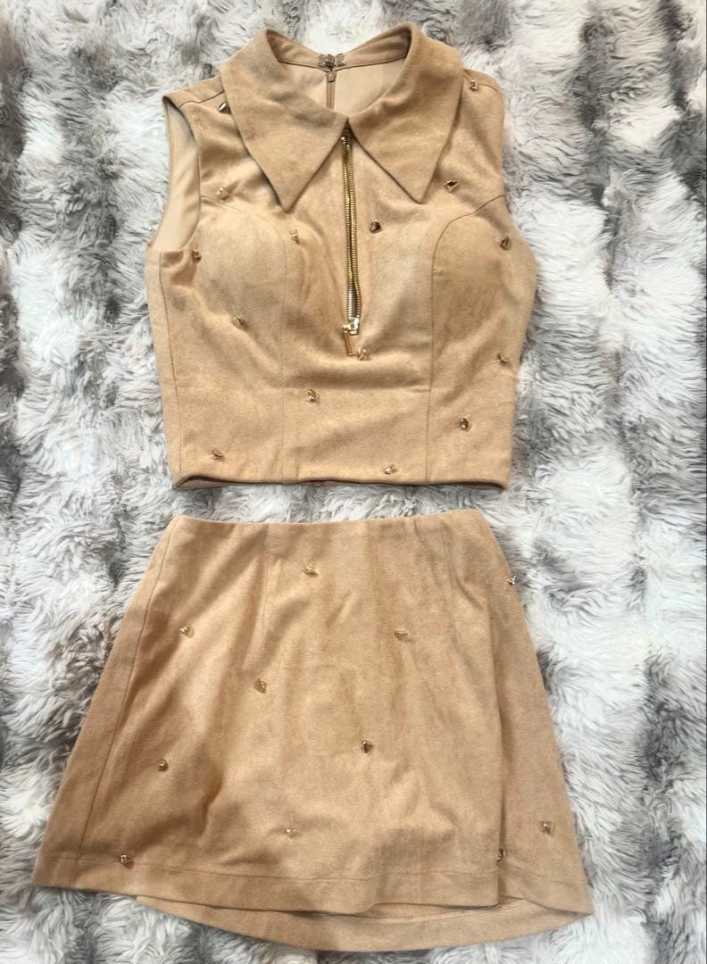 M*様 ROBE de FLEURS ベージュドレスセット