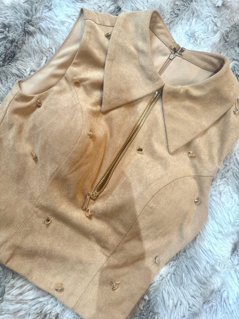 M*様 ROBE de FLEURS ベージュドレスセット