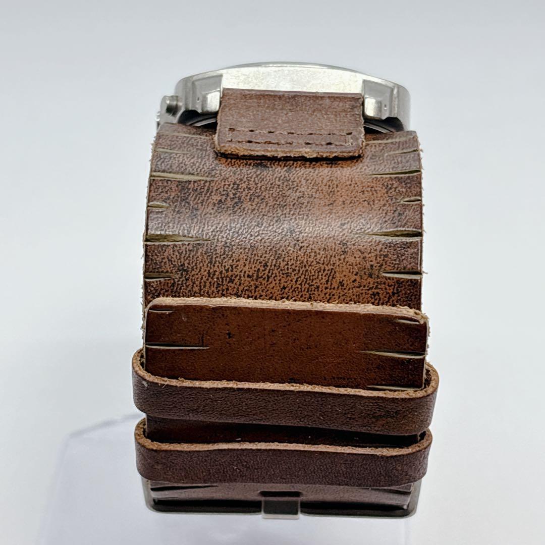 【希少】フォッシル BG-1079 ビッグティック デジアナ文字盤 腕時計