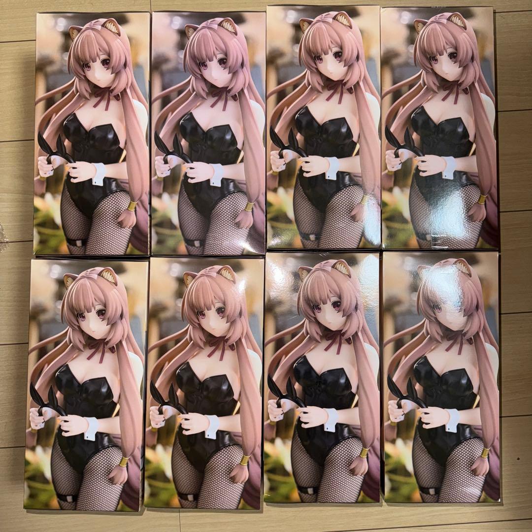 新品未開封 盾の勇者の成り上がり ラフタリア バニー フィギュア 8個