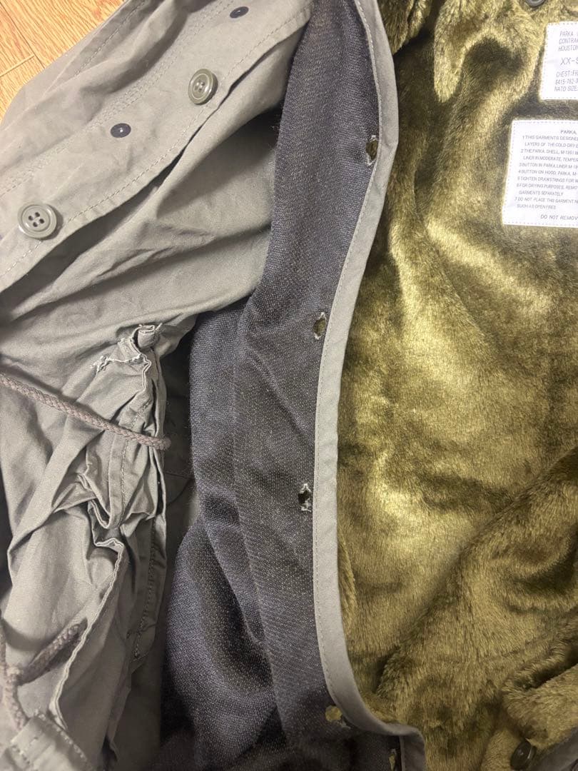 HOUSTON PARKA SHELL M-1951 XX-Small カーキ