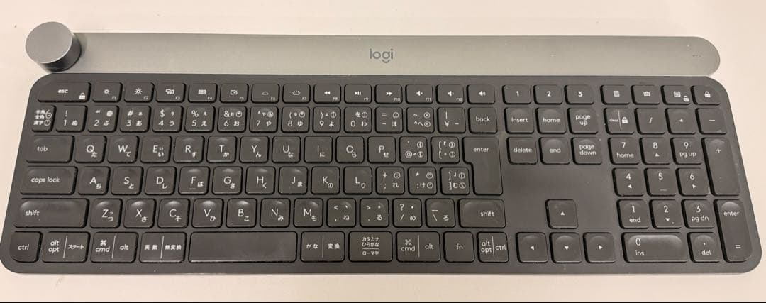 ロジクールCRAFTキーボード 無線Bluetoothバタフライ式バックライト付