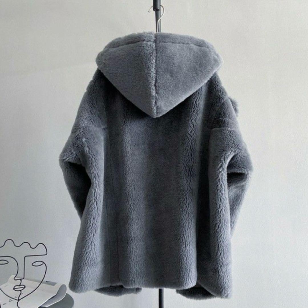 新品未使用 LiLiRena テディコート フードコート ホワイト