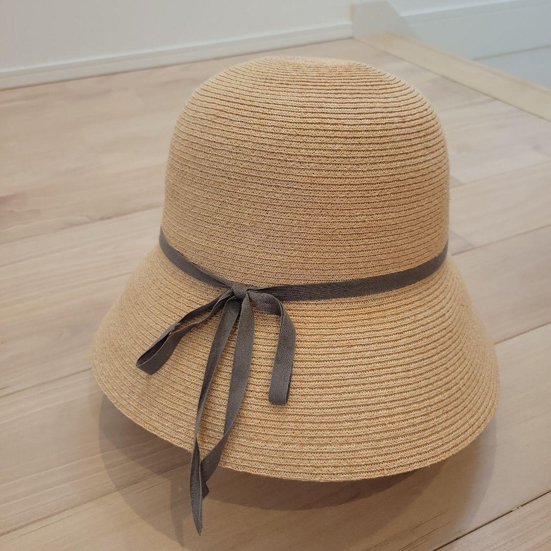 ＊新品未使用＊　サシキ　麦わら帽子　グレーテープ